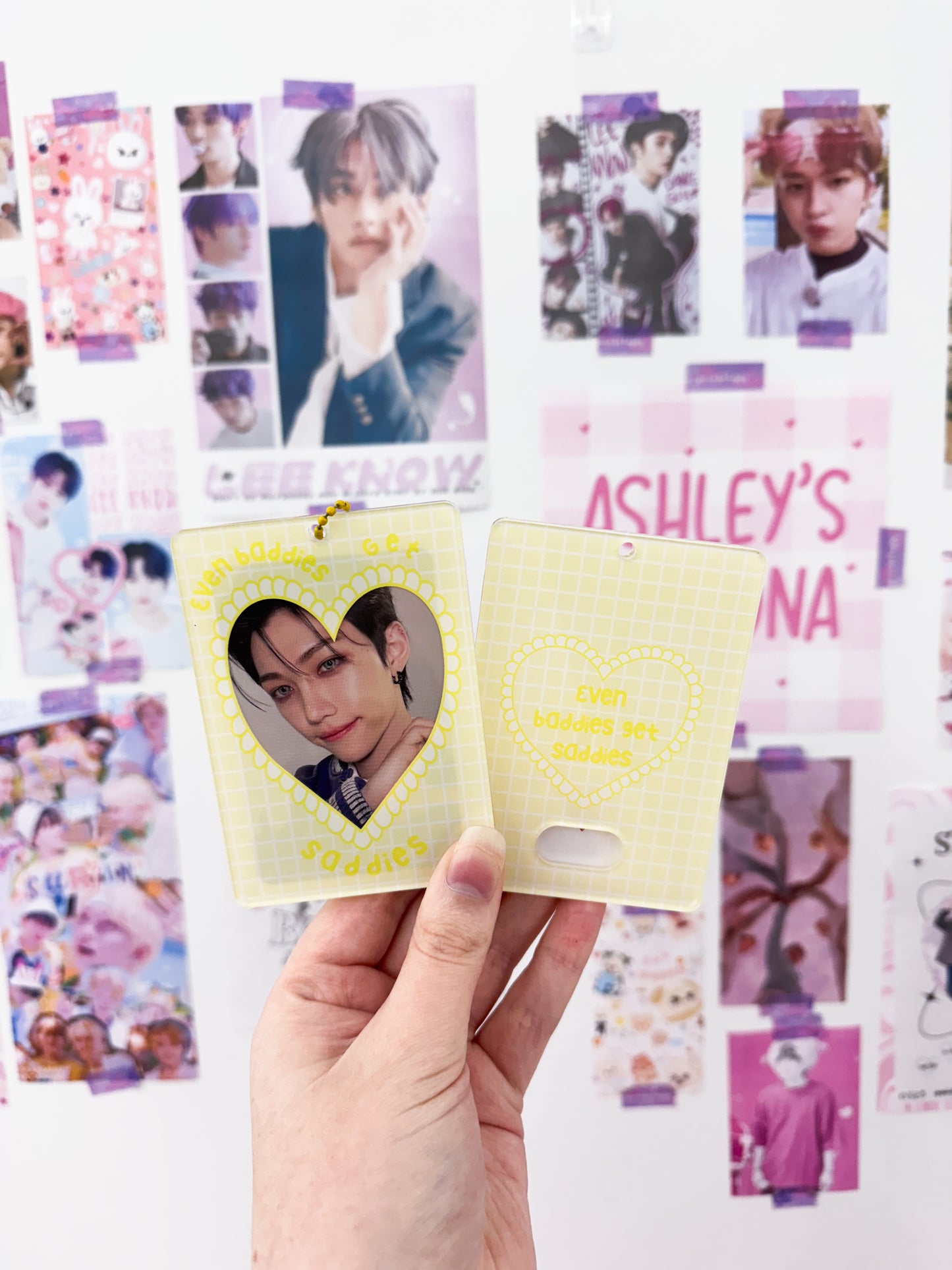 Even Baddies Get Saddies Acrylic Photocard Holder