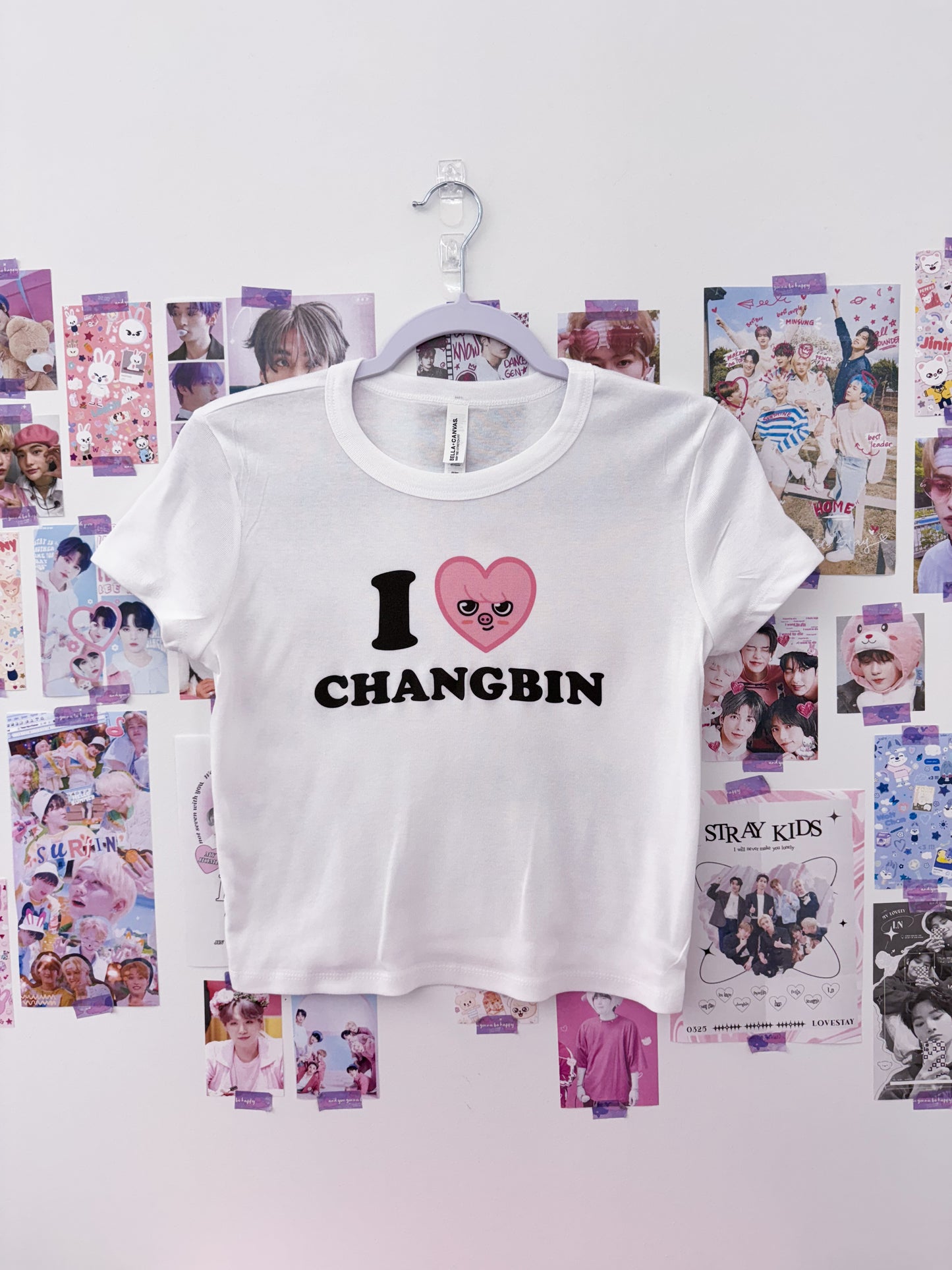 I Heart Stay Cropped Baby Tee