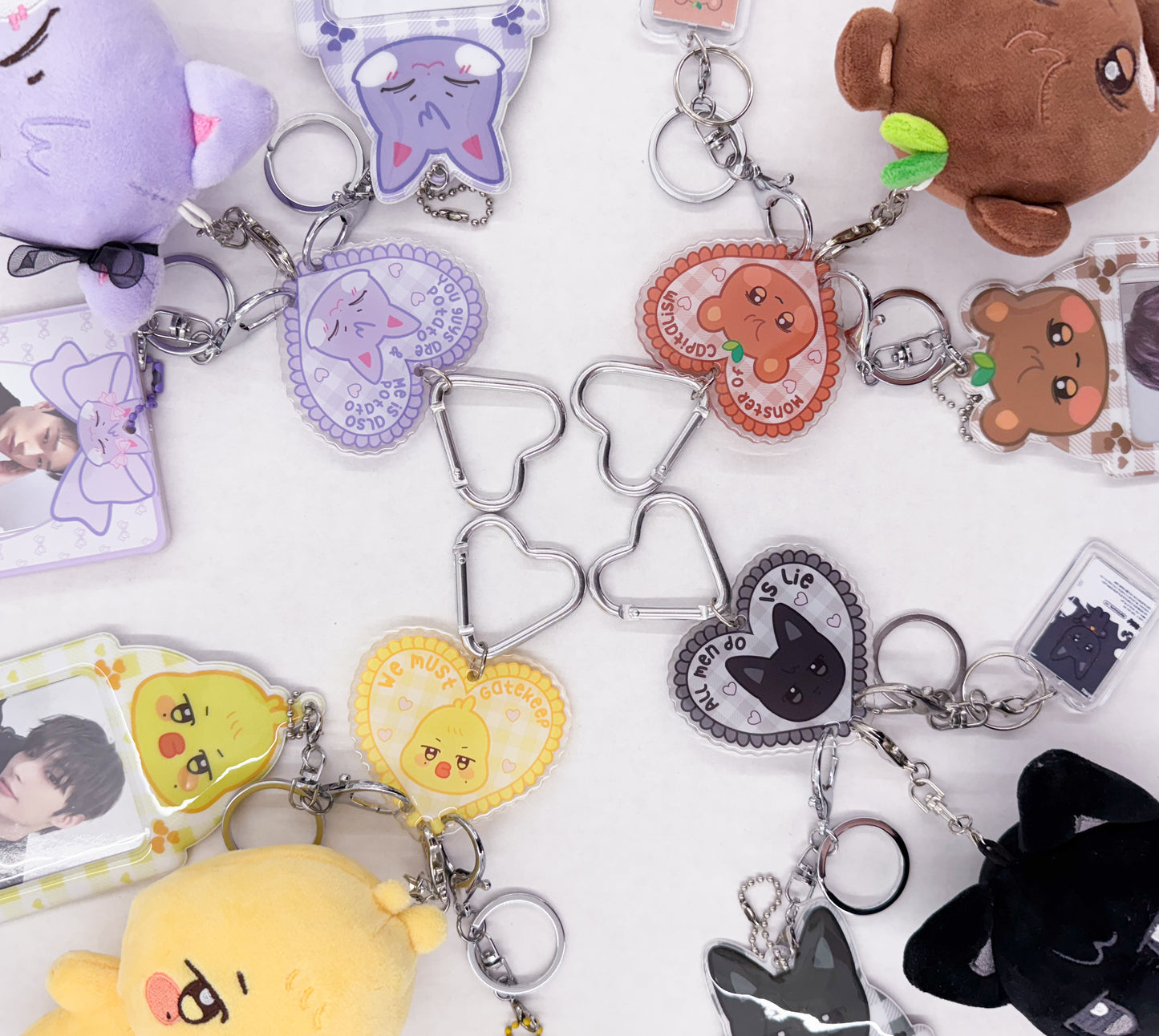Best-Teez Memes Acrylic Keychain Holder Keychain