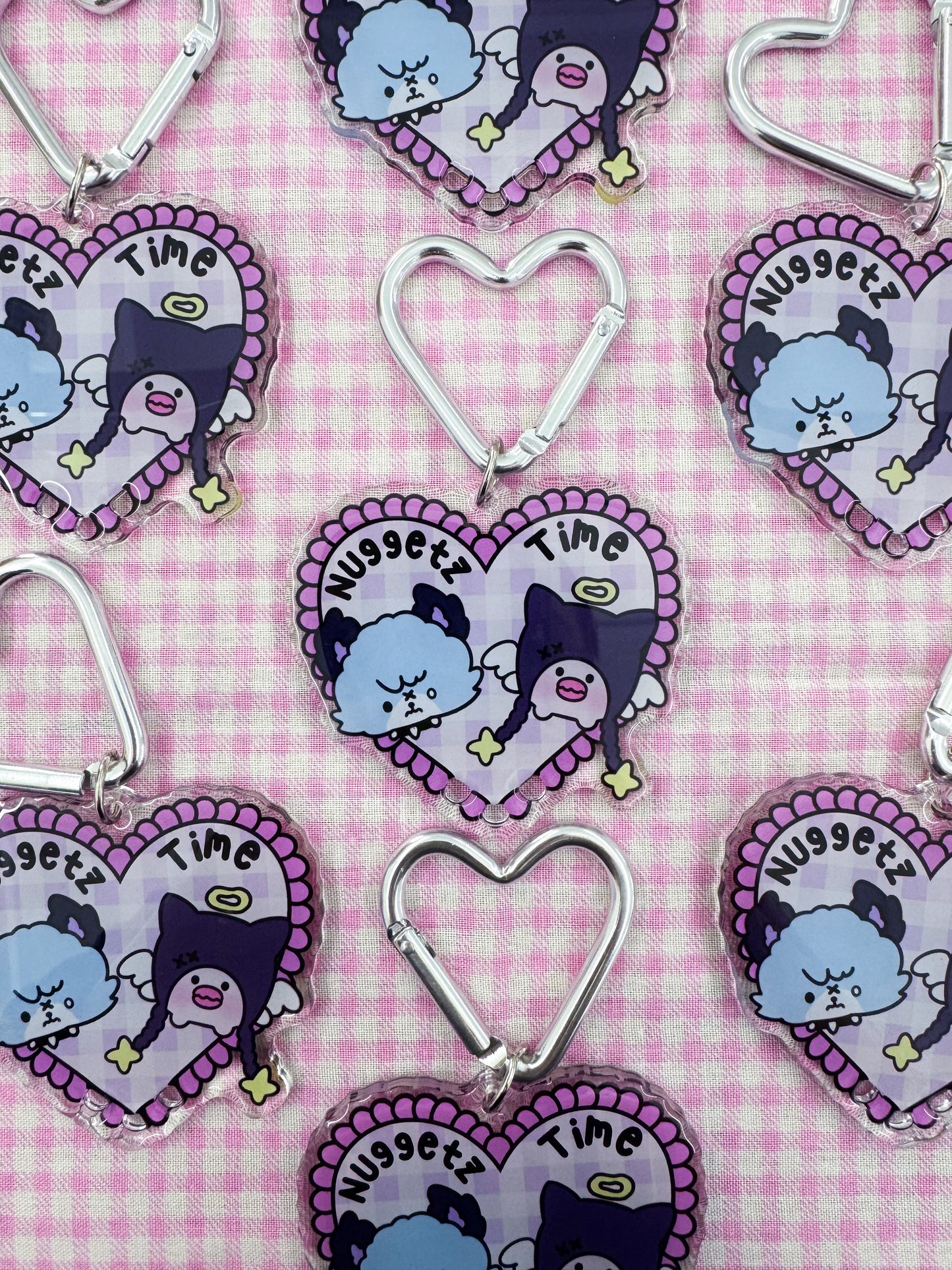 Nuggetz Time Acrylic Keychain Holder