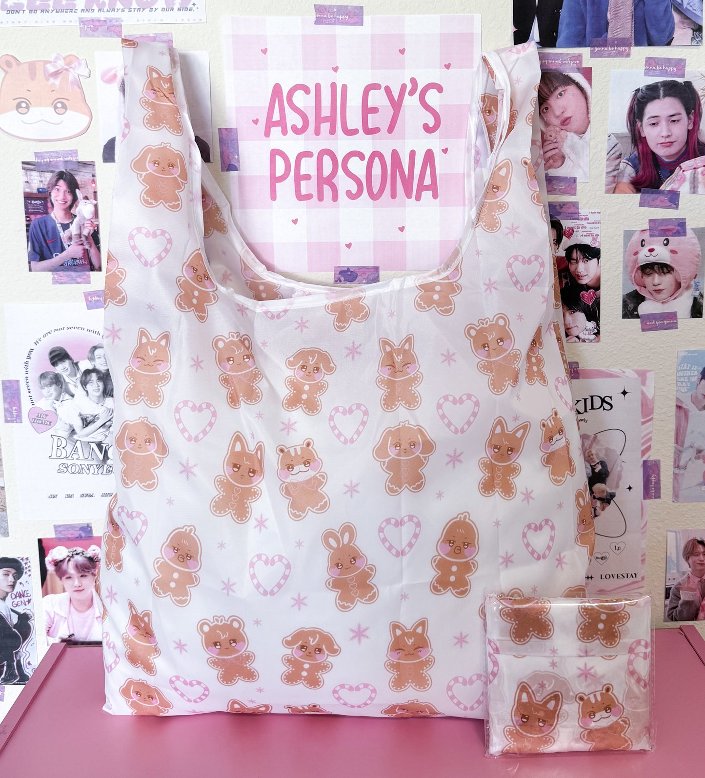 Ginger-Teez reusable foldable tote