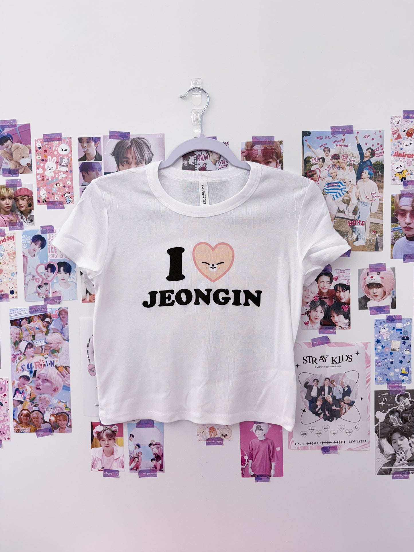 I Heart Stay Cropped Baby Tee