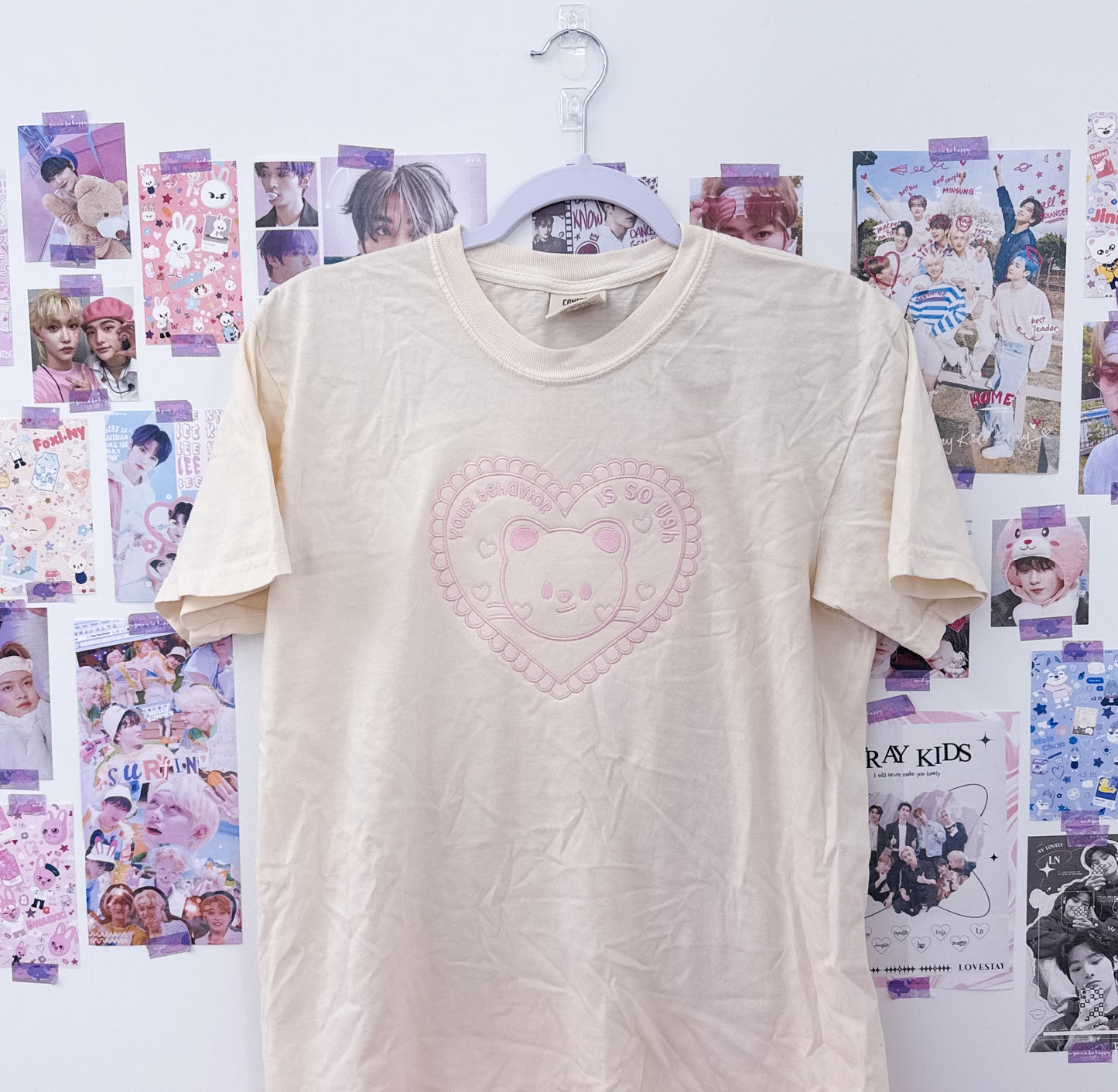 Skz Memes Embroidered Tshirt