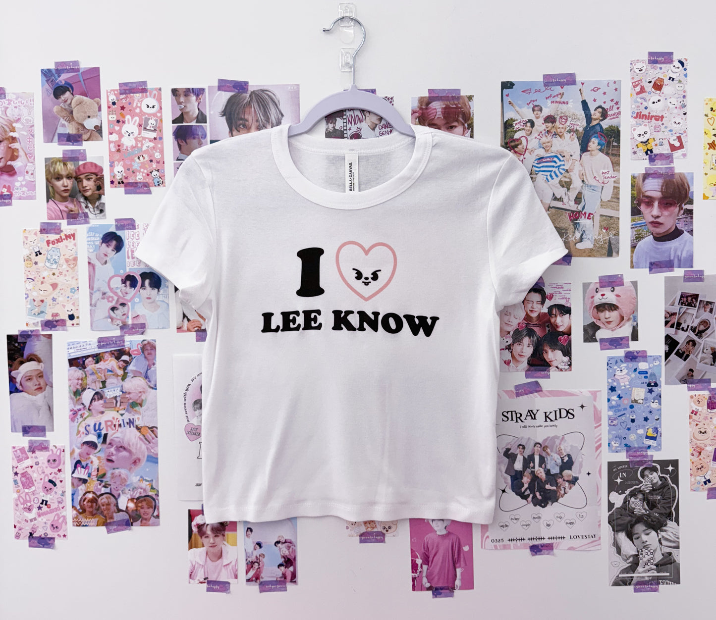 I Heart Stay Cropped Baby Tee