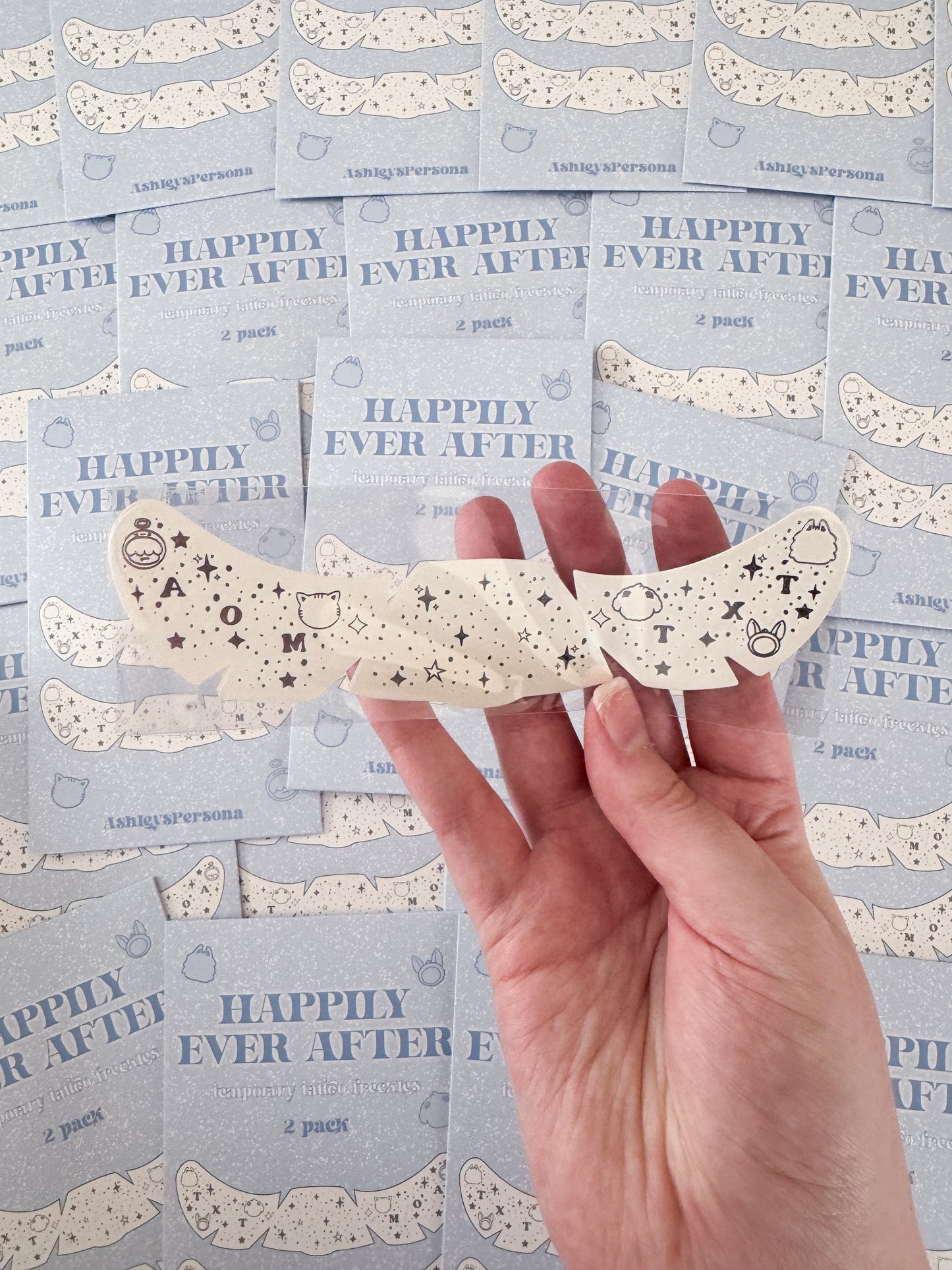 Happily Ever After Temporary Tattoo Freckles