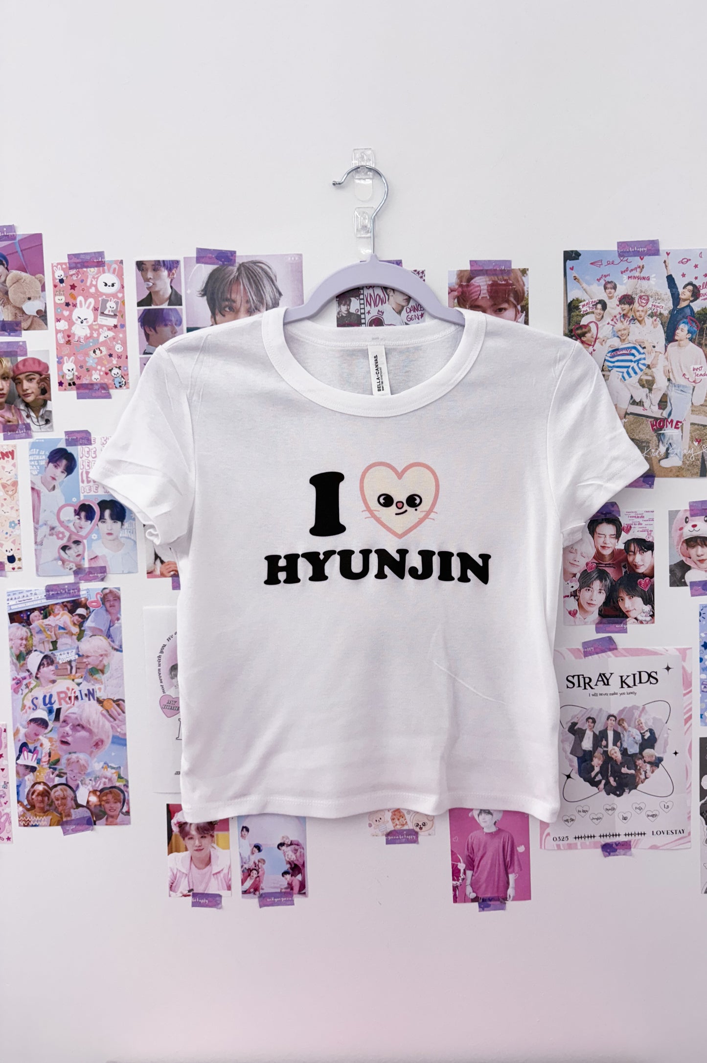 I Heart Stay Cropped Baby Tee
