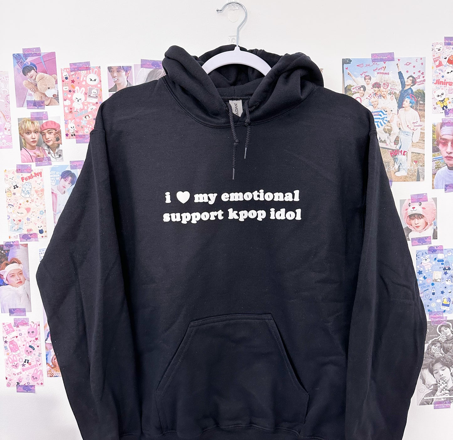 I <3 My Emotional Support Kpop Idol Hoodie