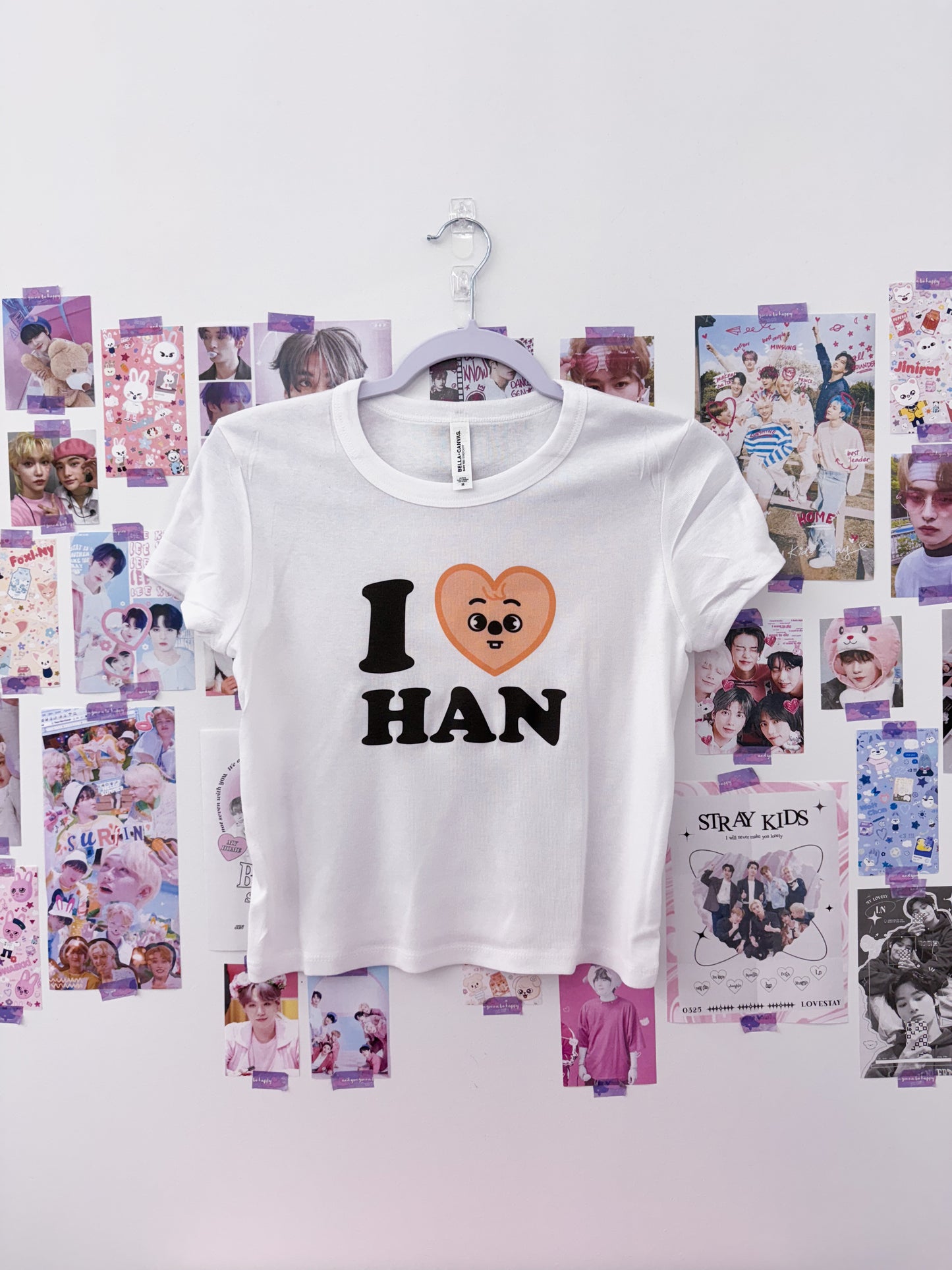 I Heart Stay Cropped Baby Tee