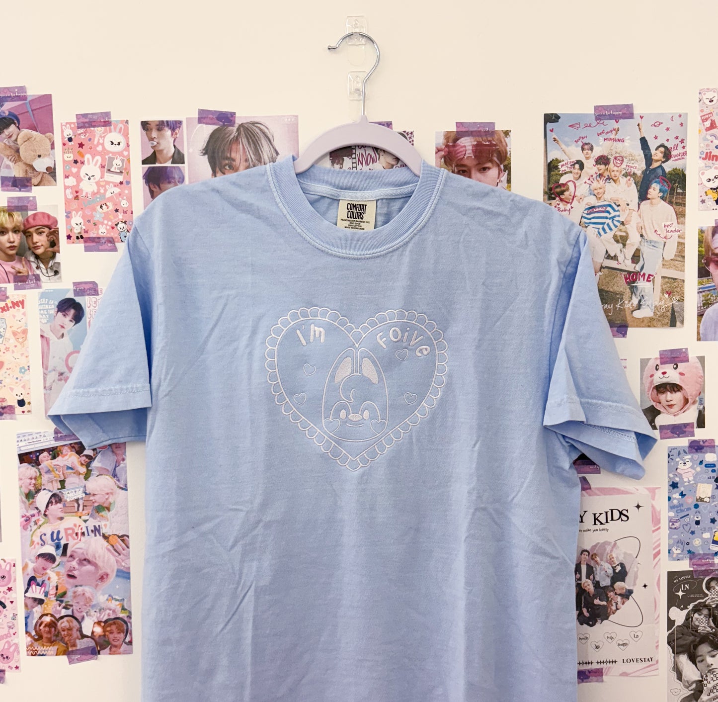 Skz Memes Embroidered Tshirt