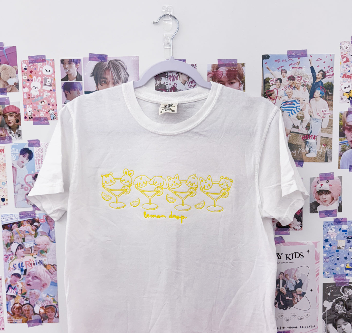 Lemon Drop Embroidered Tshirt