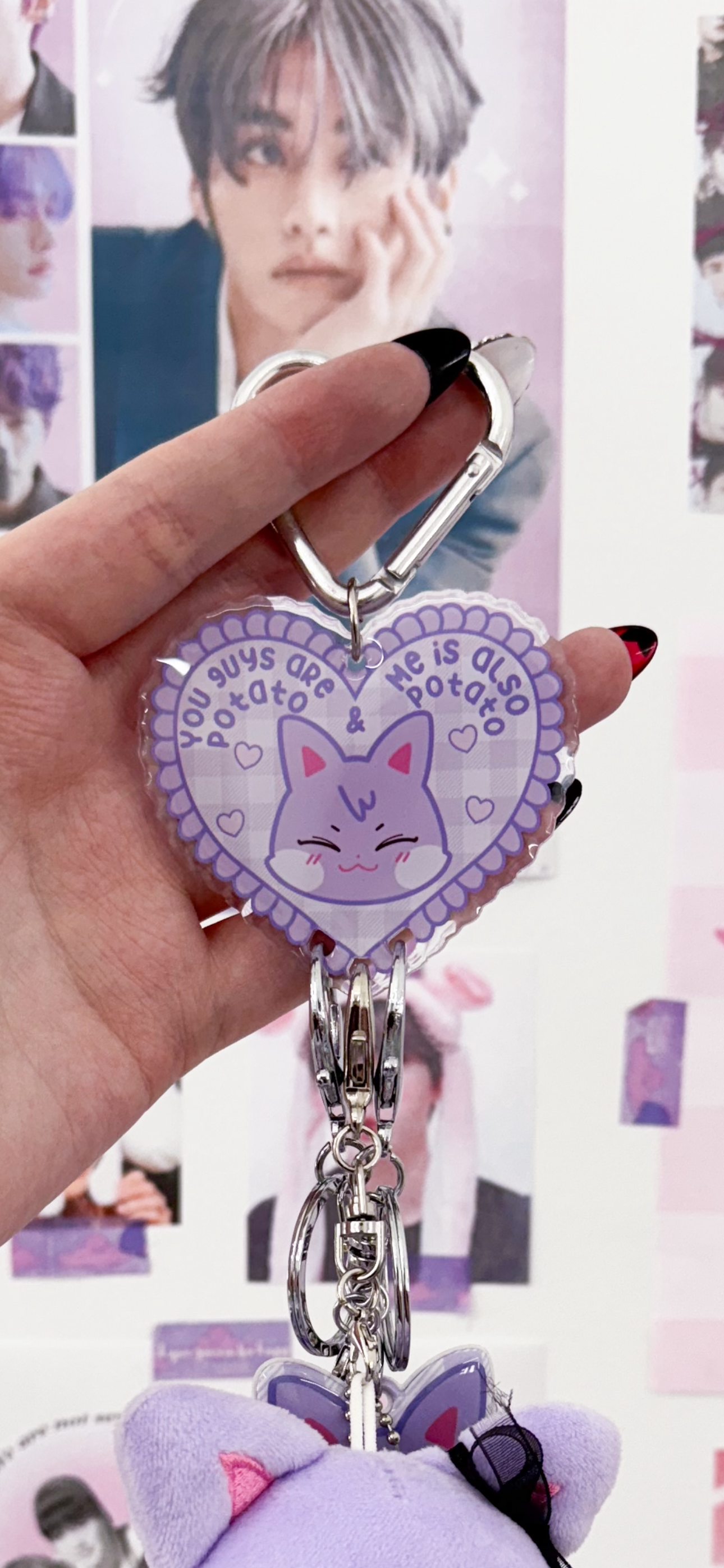 Best-Teez Memes Acrylic Keychain Holder Keychain