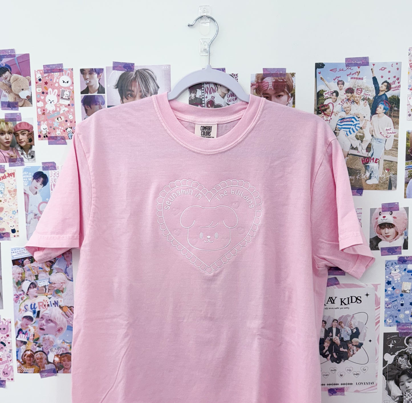 Skz Memes Embroidered Tshirt
