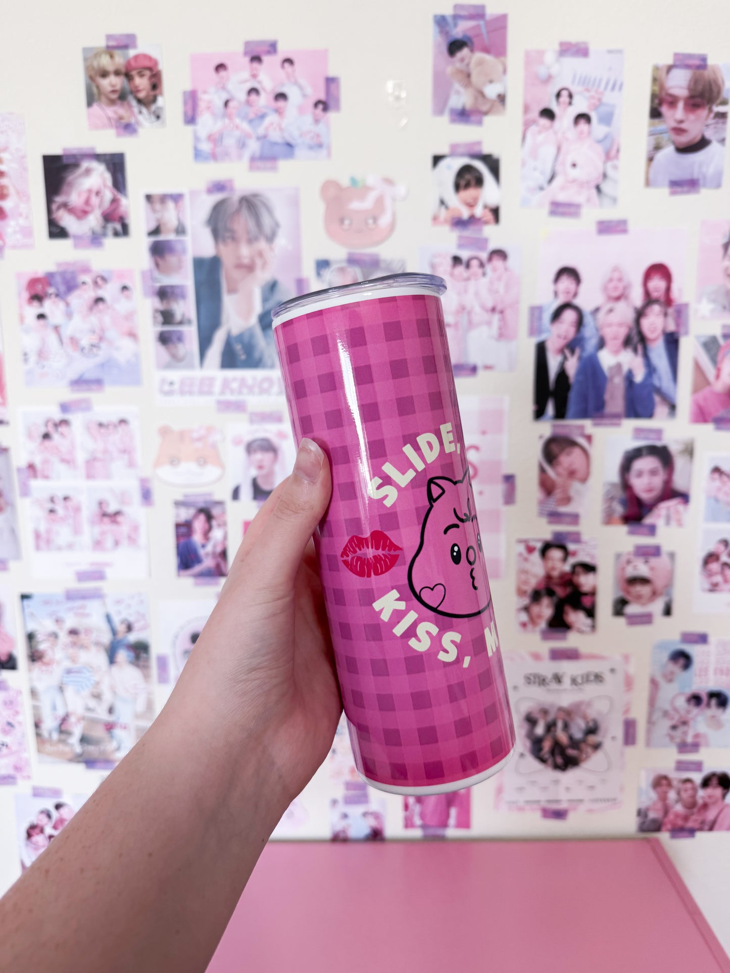 Han Mwah Metal Tumbler With Straw