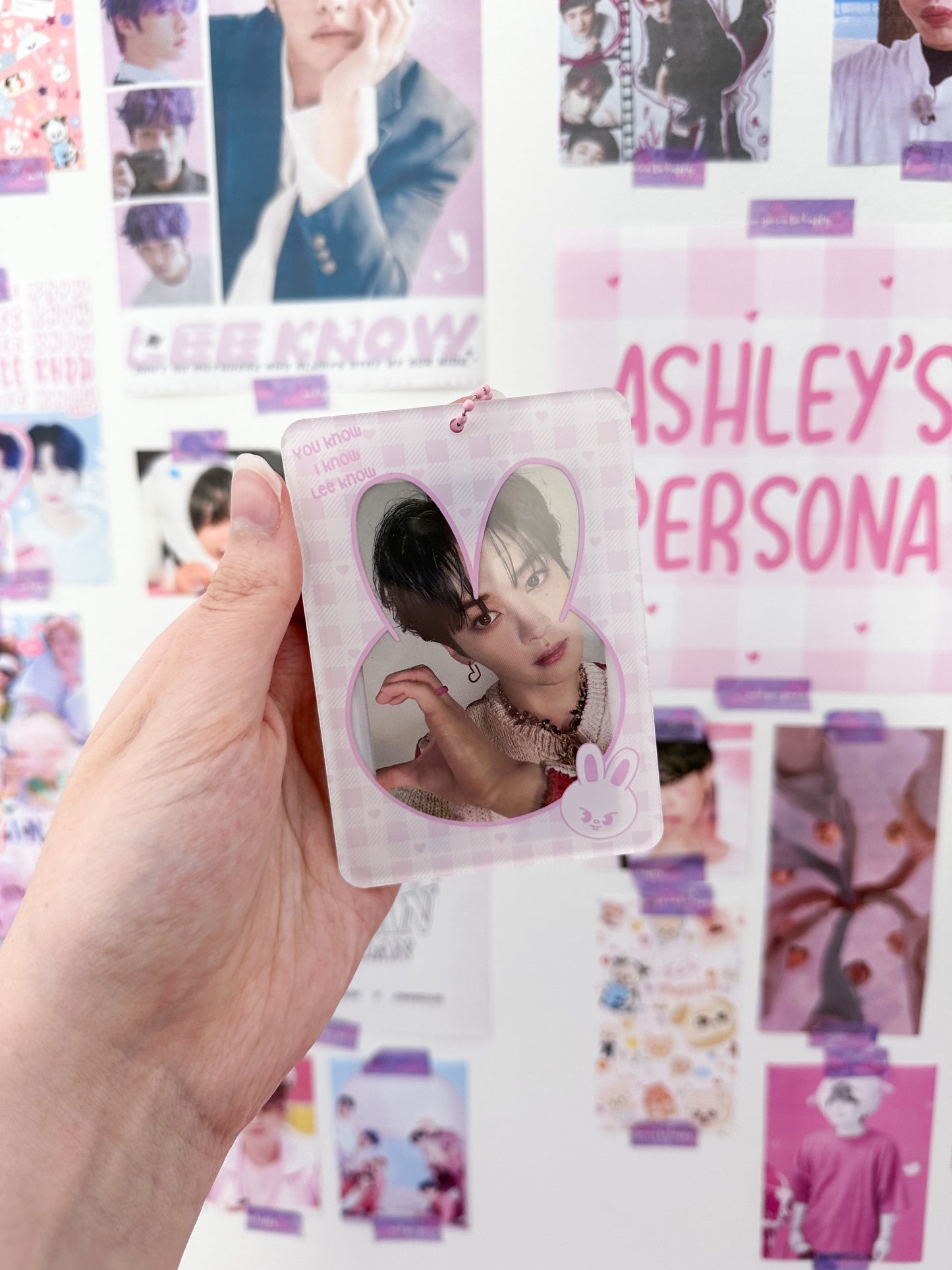Bunny Boy Acylic Photocard Holder