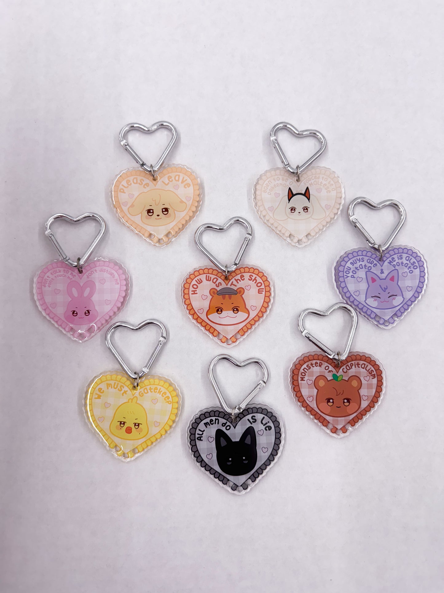 Best-Teez Memes Acrylic Keychain Holder Keychain