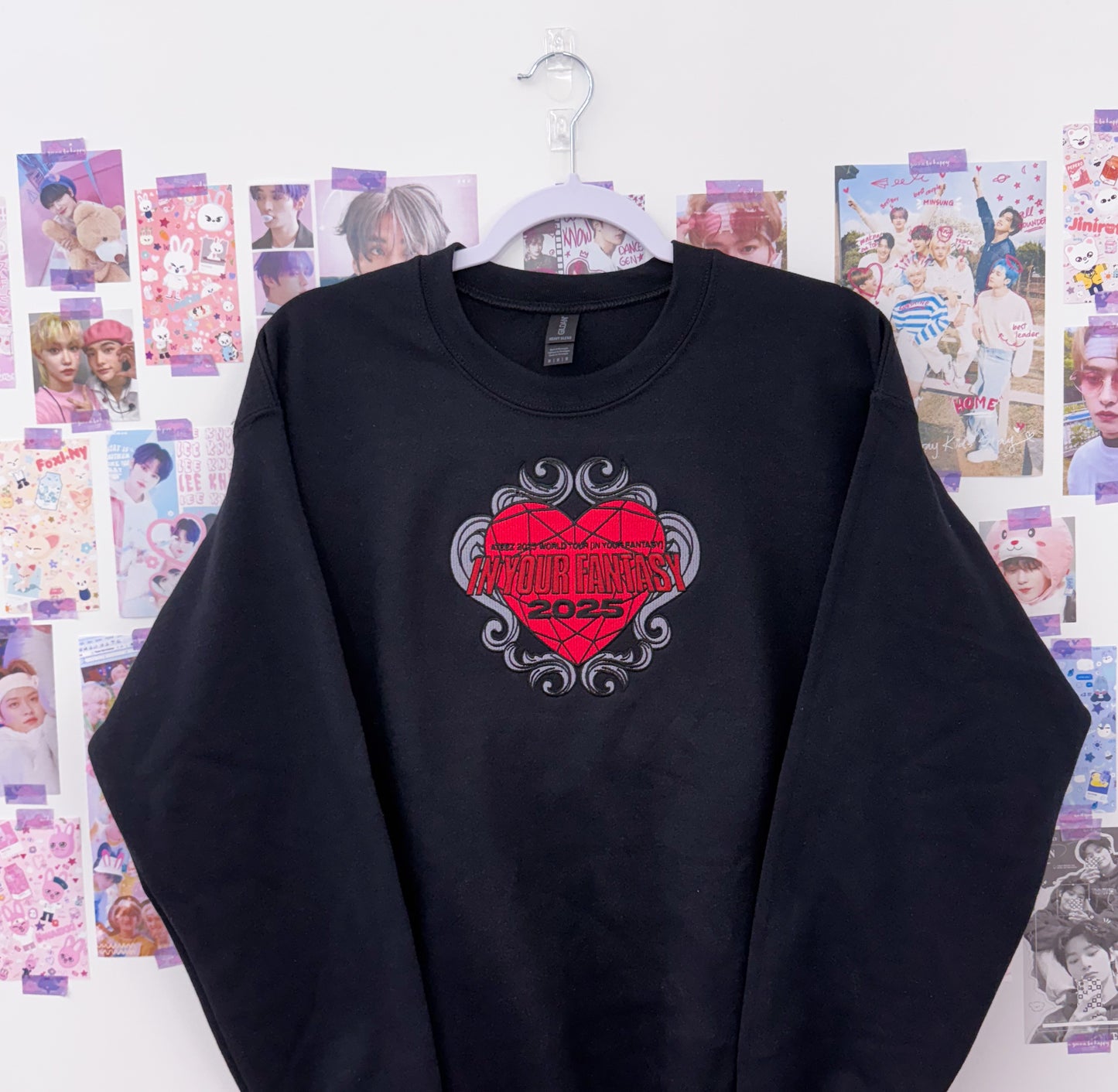 In Your Fantasy Embroidered Crewneck Sweatshirt