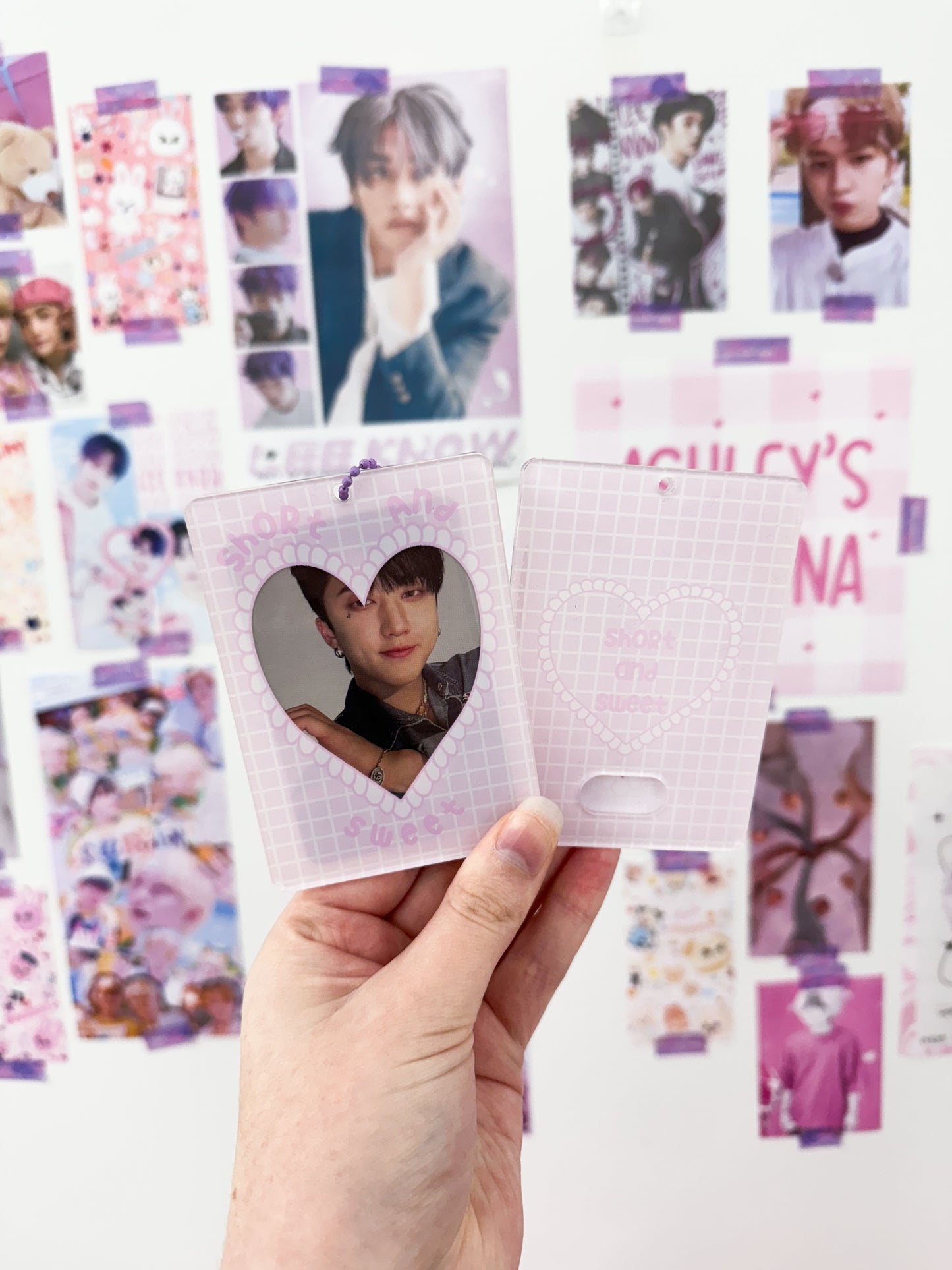 Short and Sweet Acrylic Photocard Holder