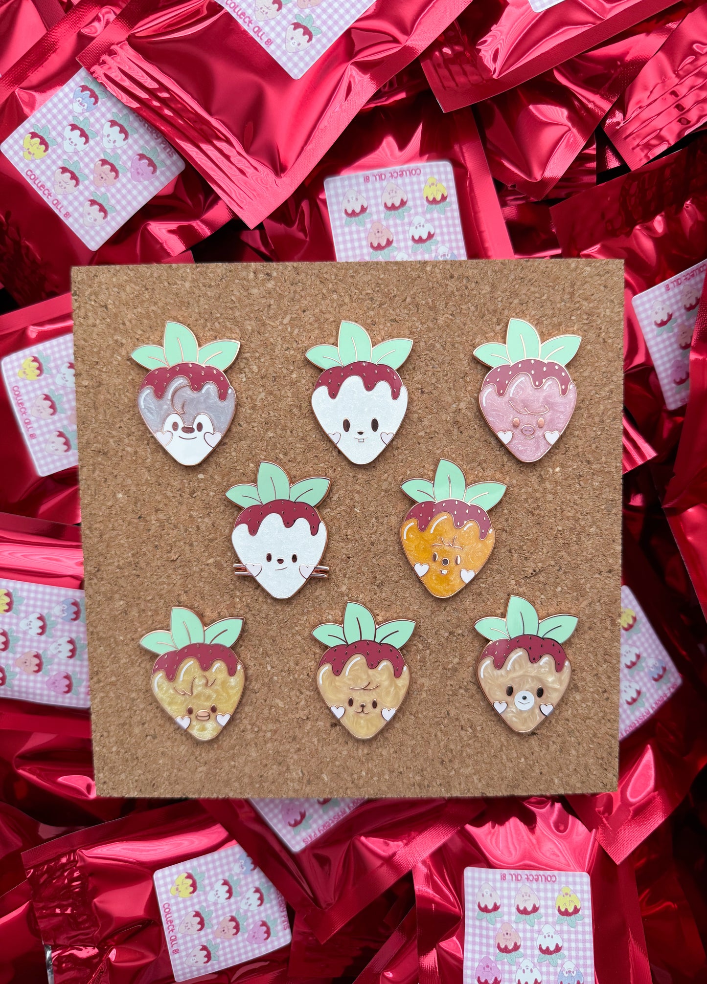 SkzBerry Mystery Pins