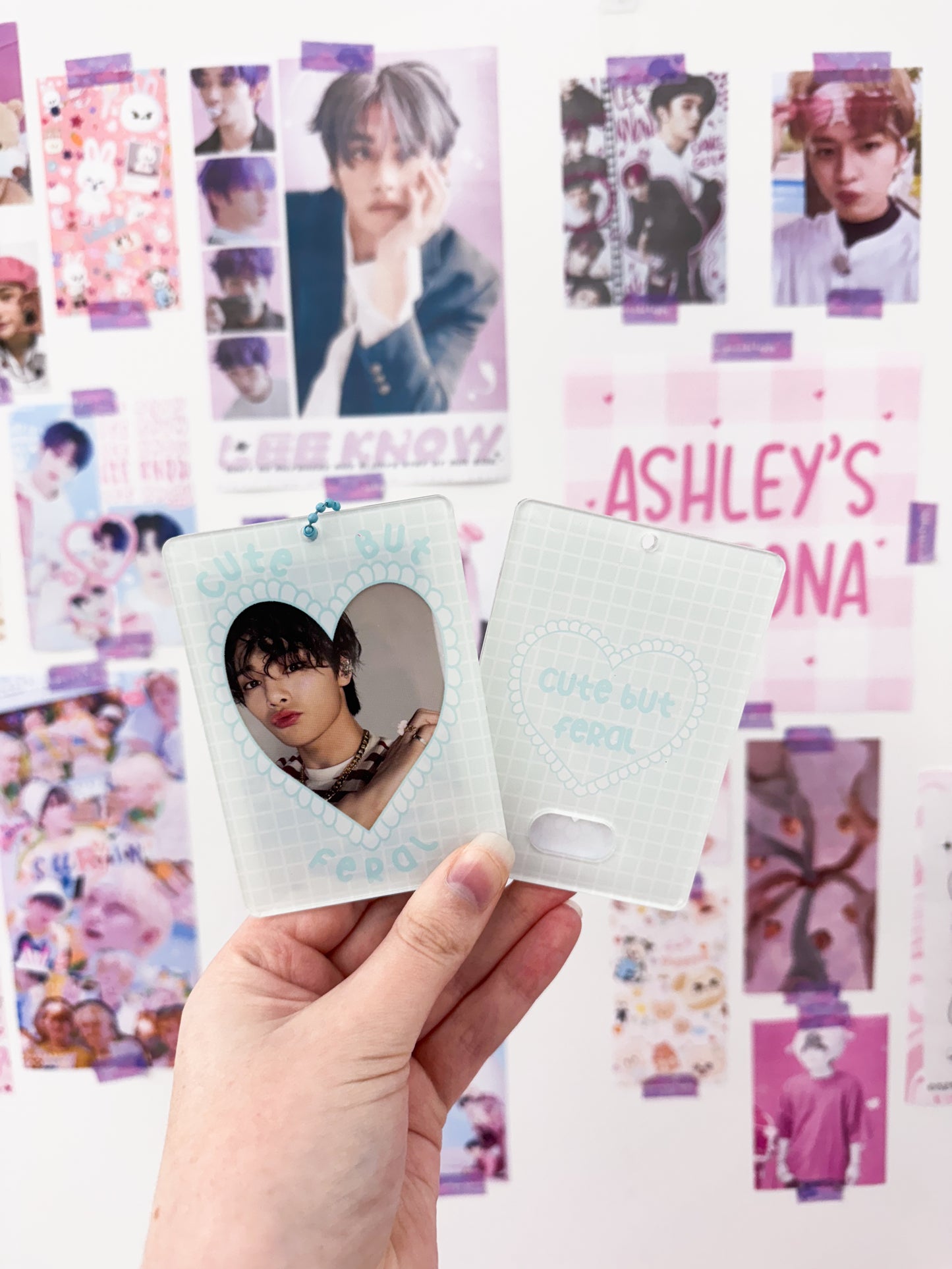Cute but Feral Acrylic Photocard Holder