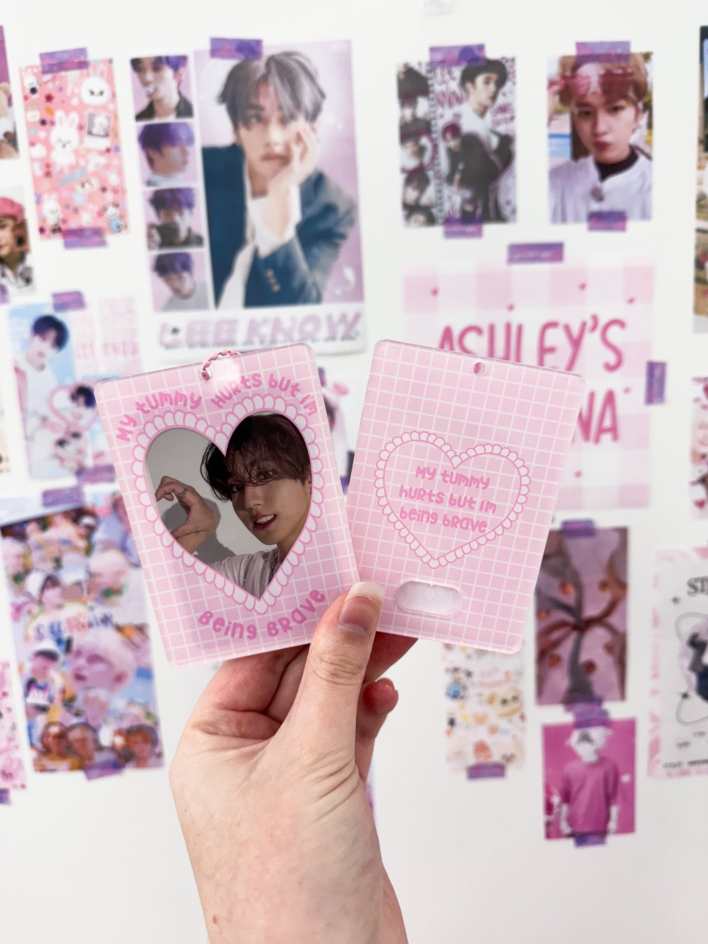 My Tummy Hurts Acrylic Photocard Holder