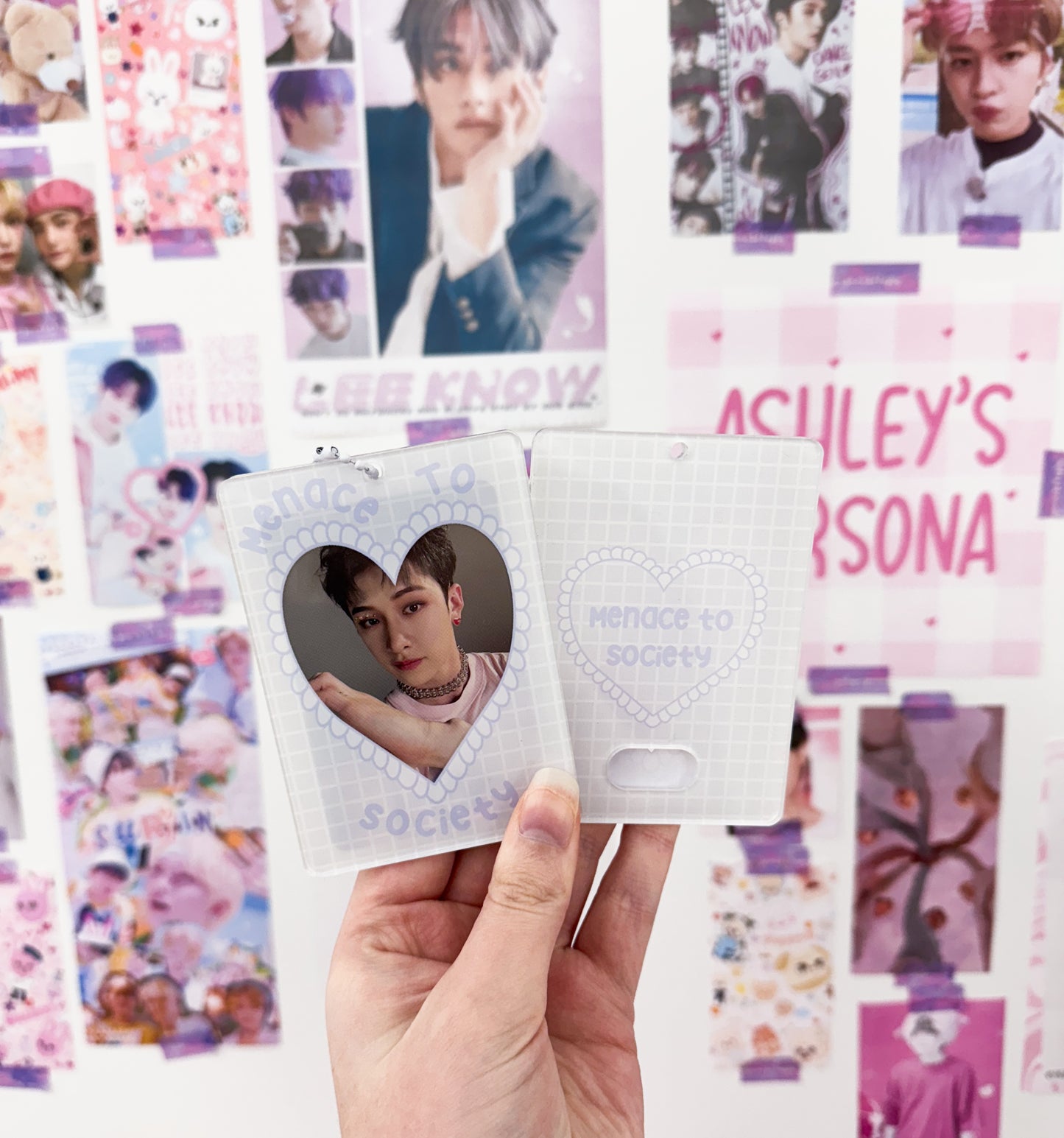 Menace To Society Acrylic Photocard Holder