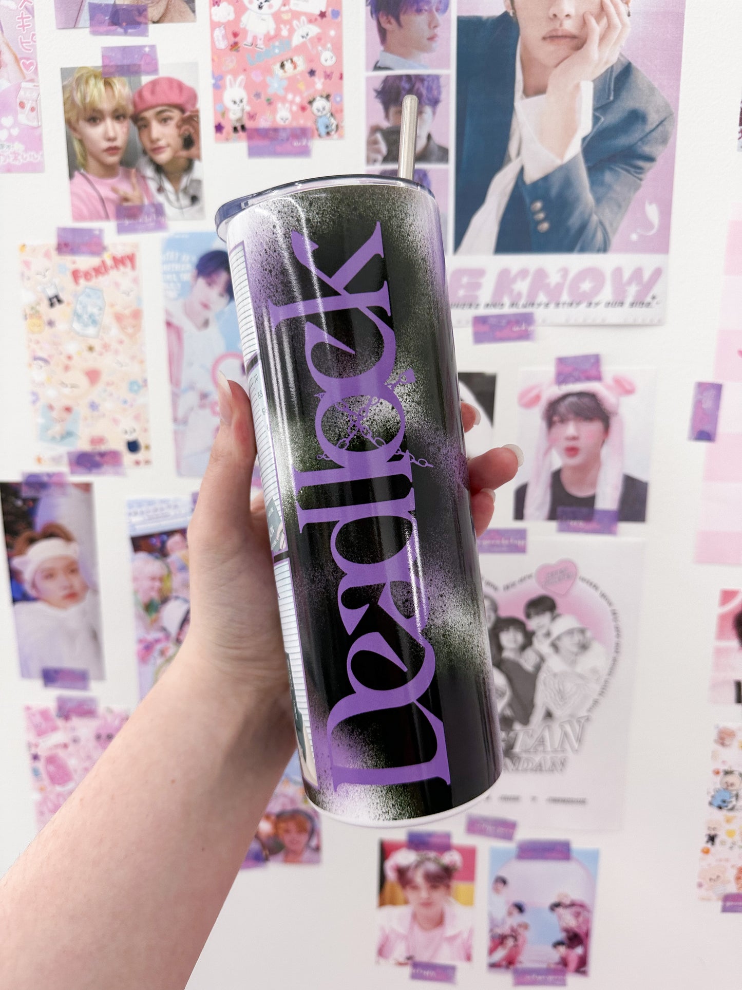 Deadlock Metal Tumbler with Straw