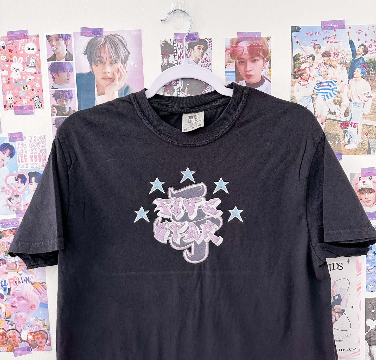 5 Star Embroidered Tshirt