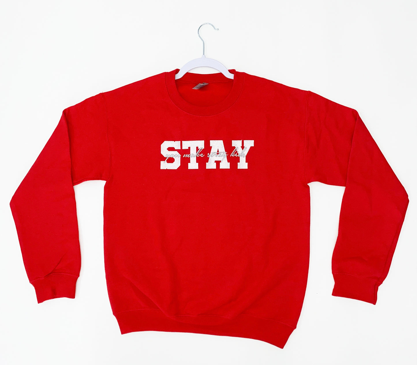Fandom Embroidered Crewneck Sweatshirts