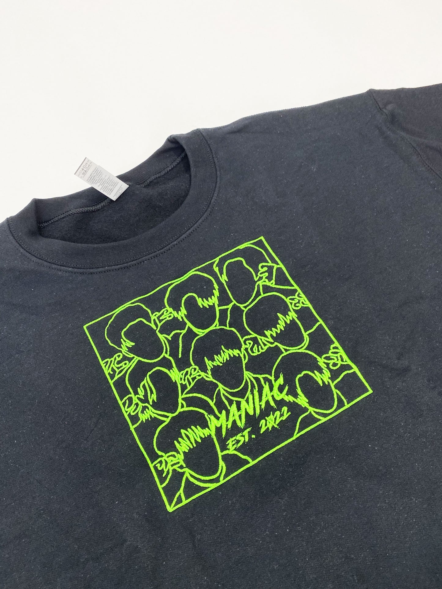 Maniac Embroidered Crewneck Sweatshirt