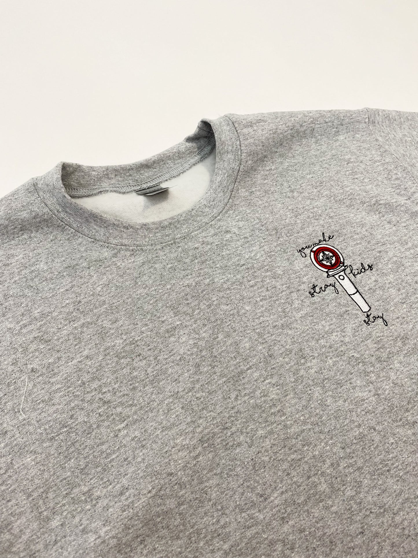 Stay Lightstick Embroidered Crewneck Sweatshirt