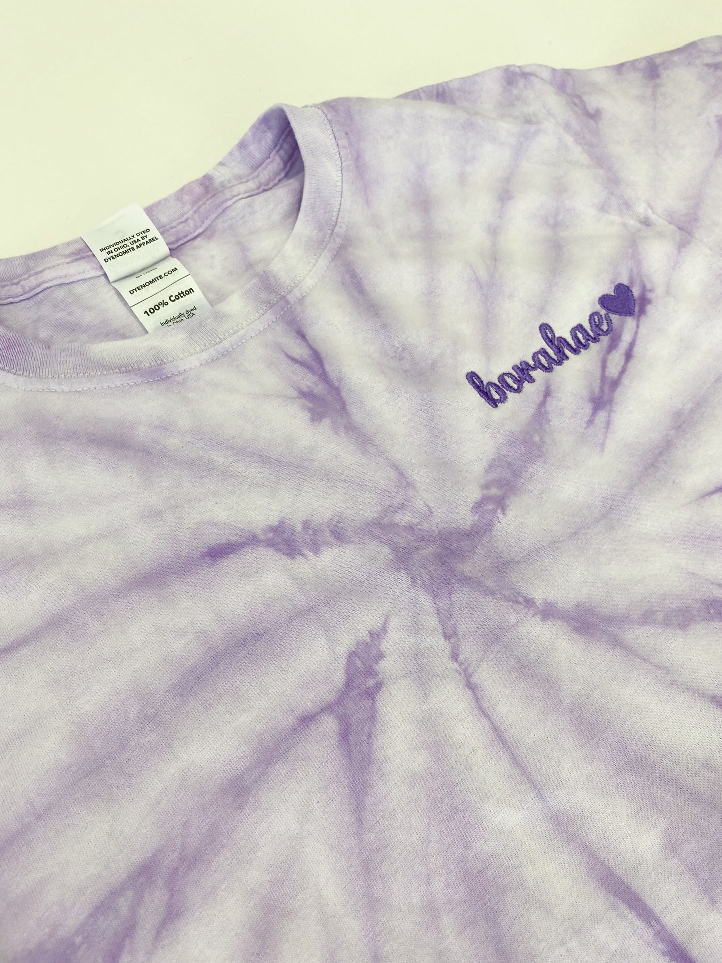 Borahae Embroidered T-Shirt