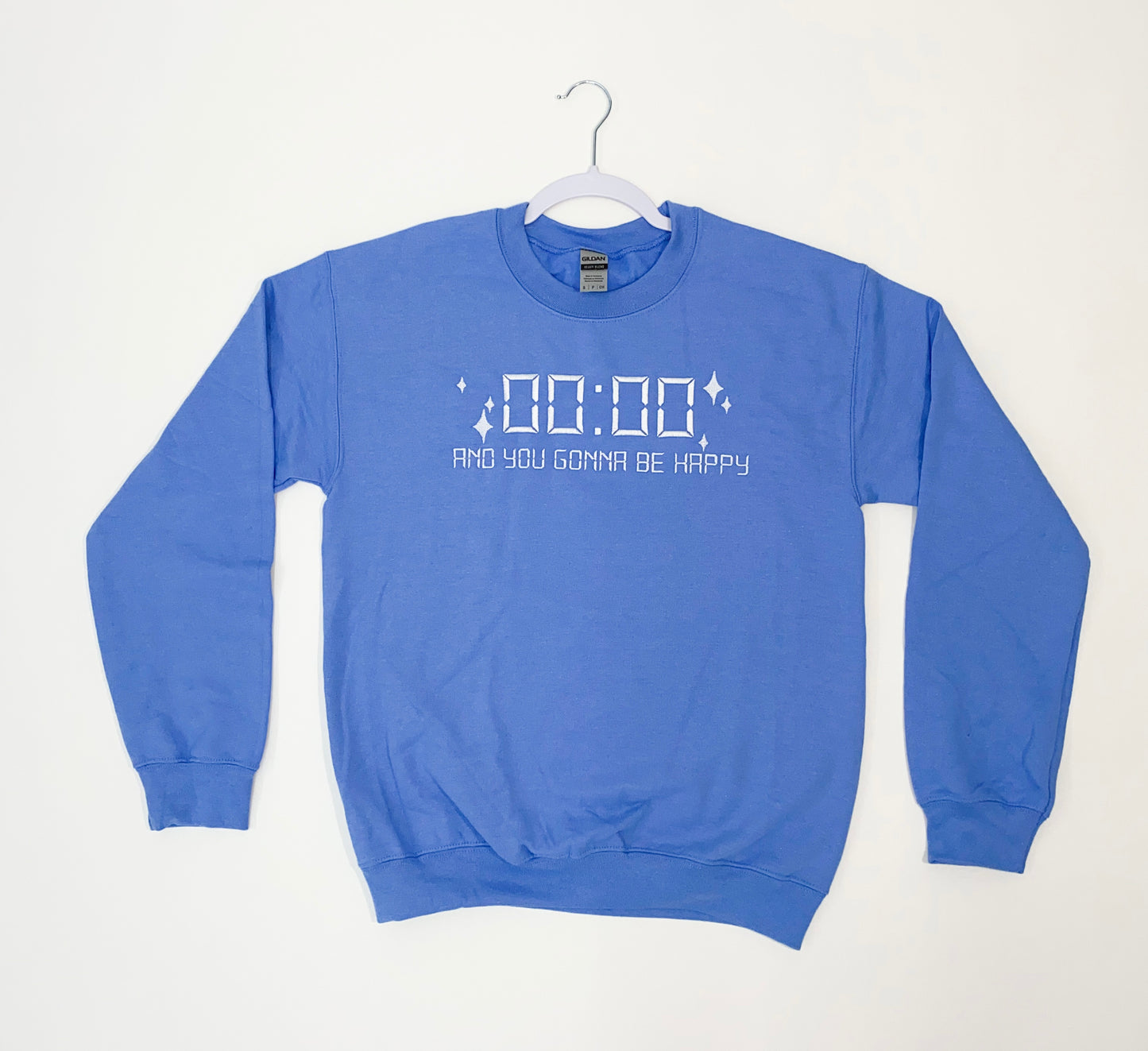 00:00 Embroidered Crewneck Sweatshirt