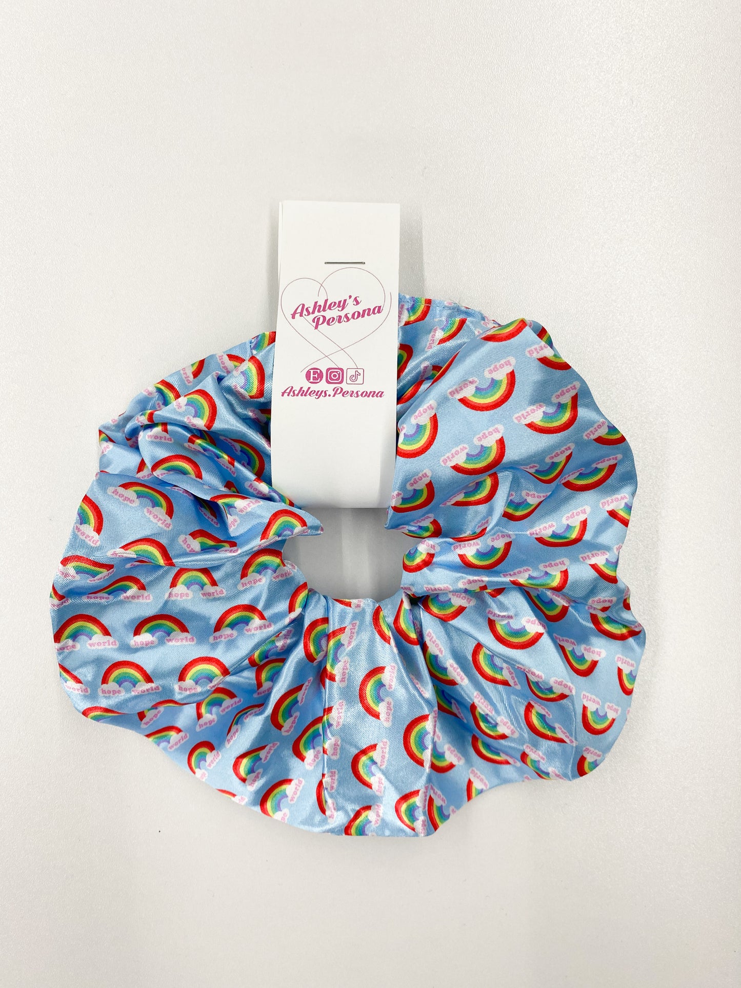 HW Rainbow Giant Scrunchie