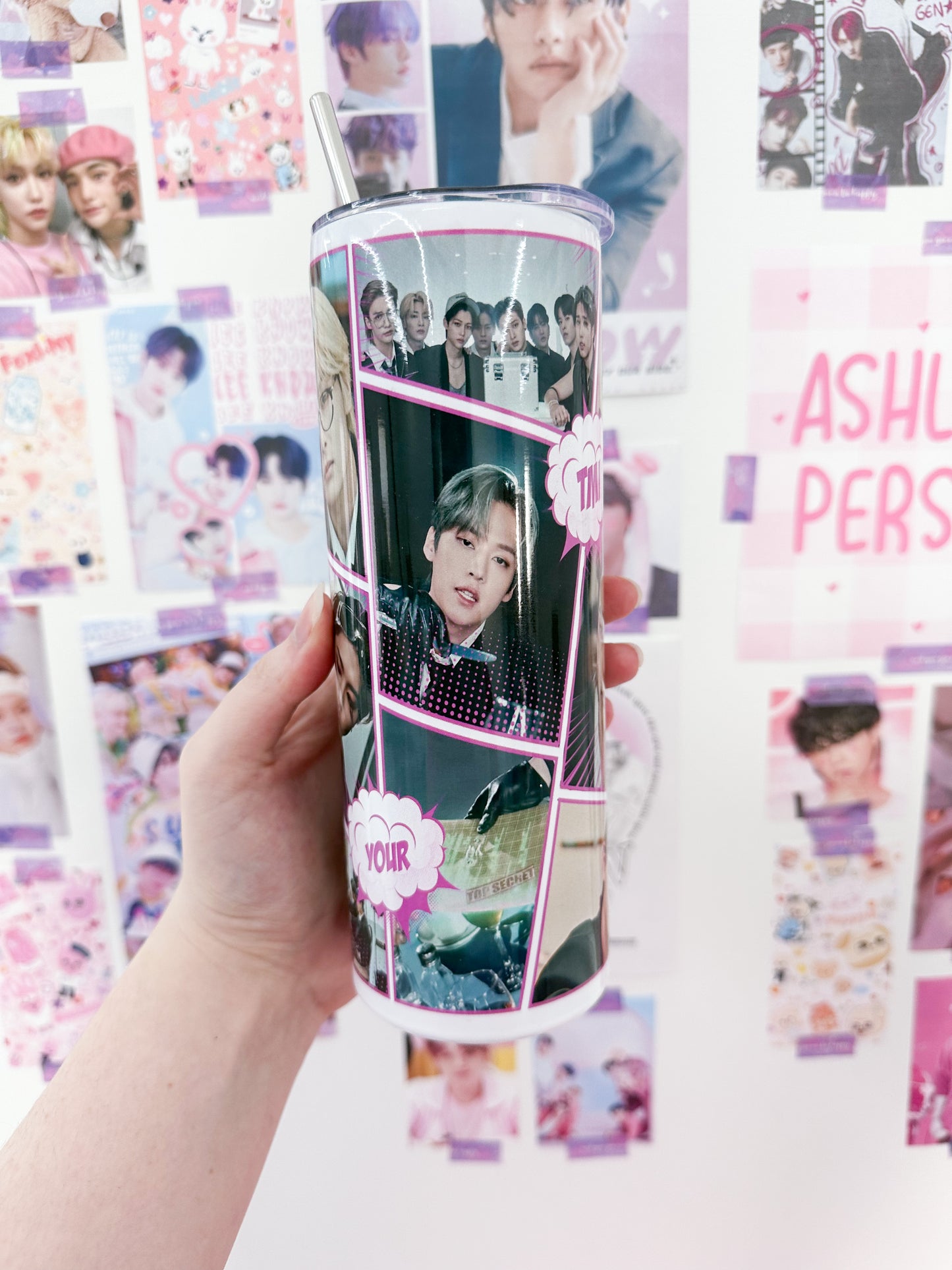Give Me Your TMI Metal Tumbler With Straw
