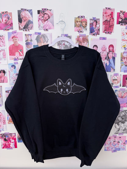 Bat-Teez Embroidered Crewneck Sweatshirt