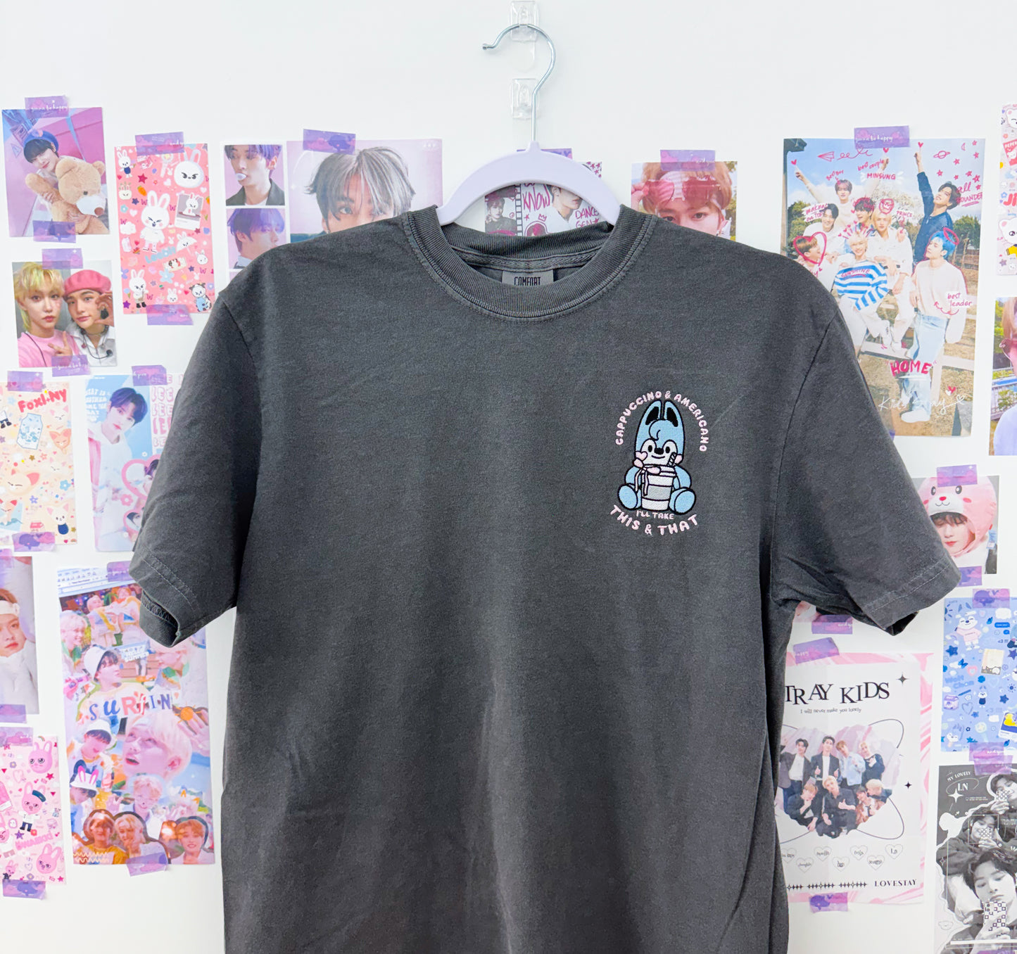 This/That Embroidered Crewneck Sweatshirt and Tshirt