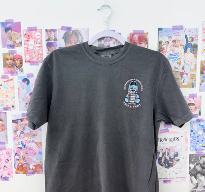 This/That Embroidered Crewneck Sweatshirt and Tshirt