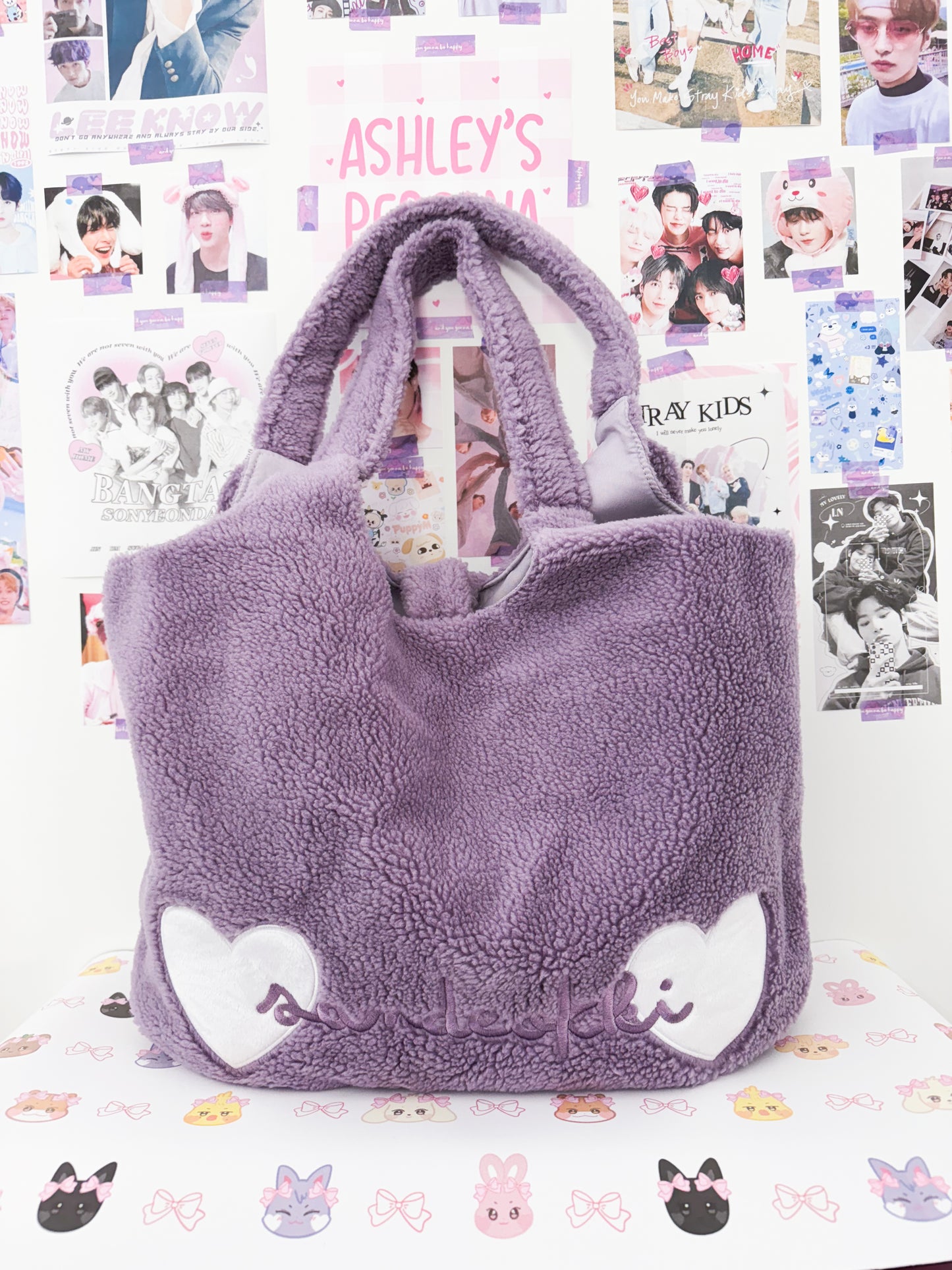 Sannie Fuzzy Tote Bag