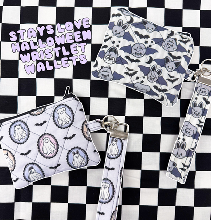 SNEAK PEEK LIMITED Stays Love Halloween Quilted Wristlet Wallet + Keychain