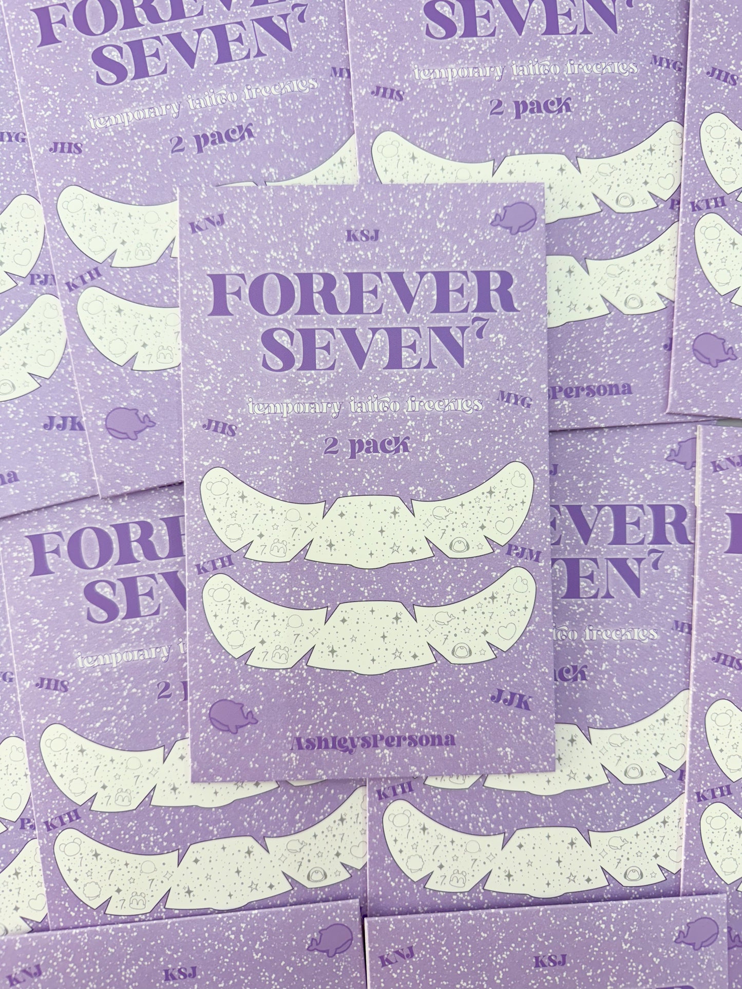 INSTOCK THE ORIGINAL Forever Seven Temporary Tattoo Freckles