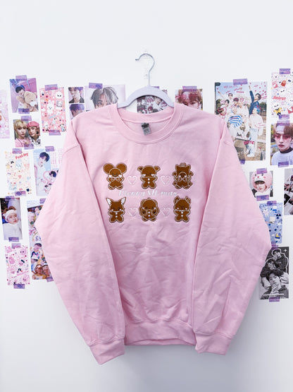 Ginger-XH Embroidered Crewneck Sweatshirt