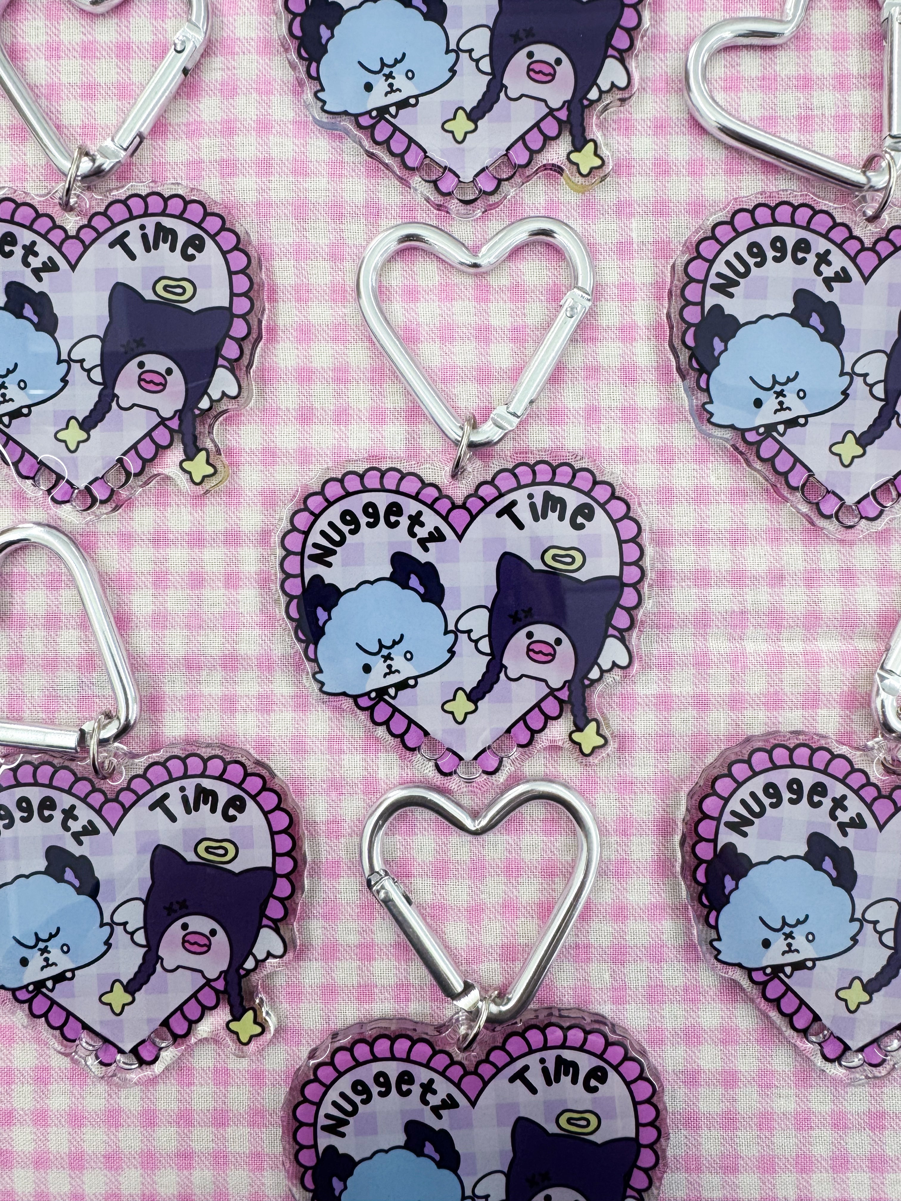 Nuggetz Time Acrylic Keychain Holder – ashleyspersona