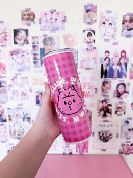Han Mwah Metal Tumbler With Straw