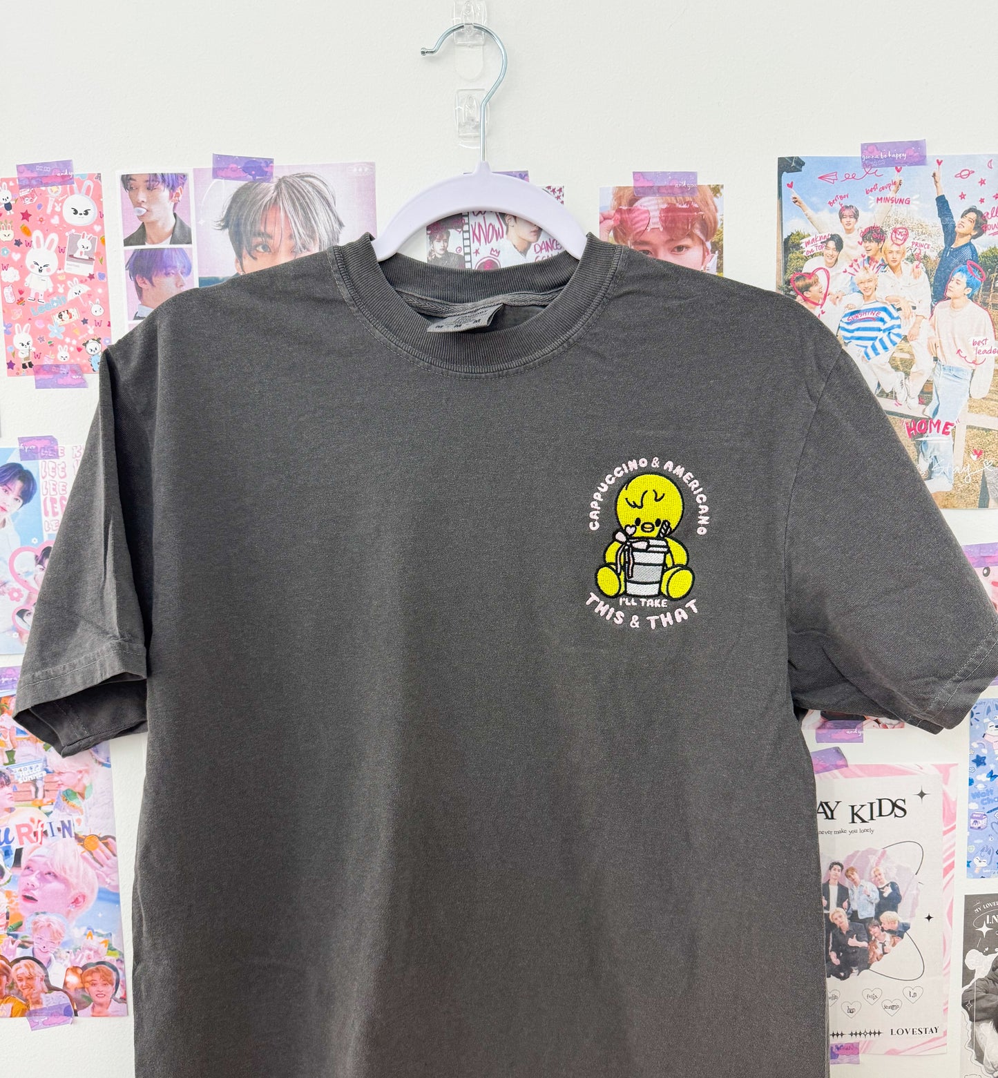 This/That Embroidered Crewneck Sweatshirt and Tshirt