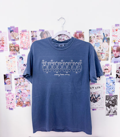 Teez-mas Lights Embroidered Crewneck Sweatshirt and Tshirt