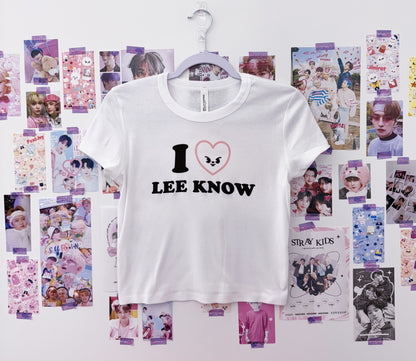 I Heart Stay Cropped Baby Tee