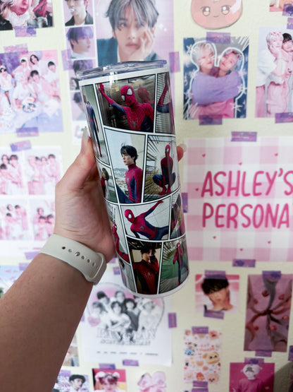 Spidey Yunho Metal Tumbler With Straw
