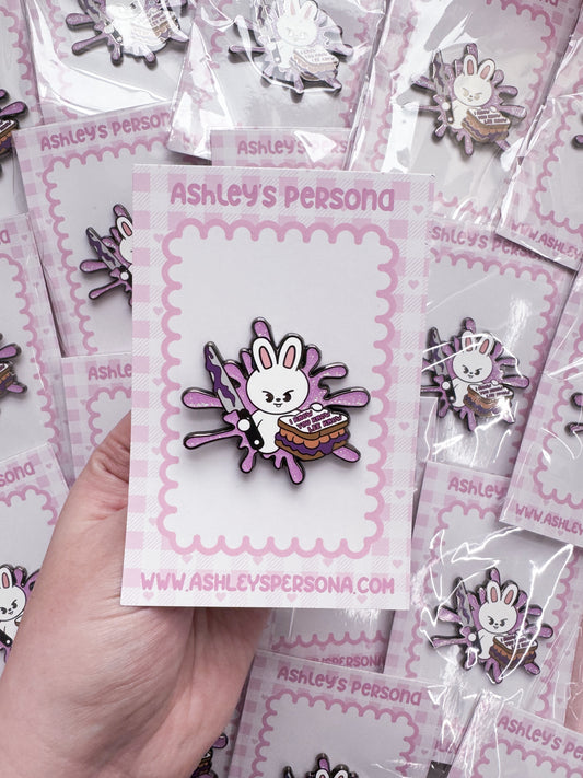 Jjam Lee Know Enamel Pin