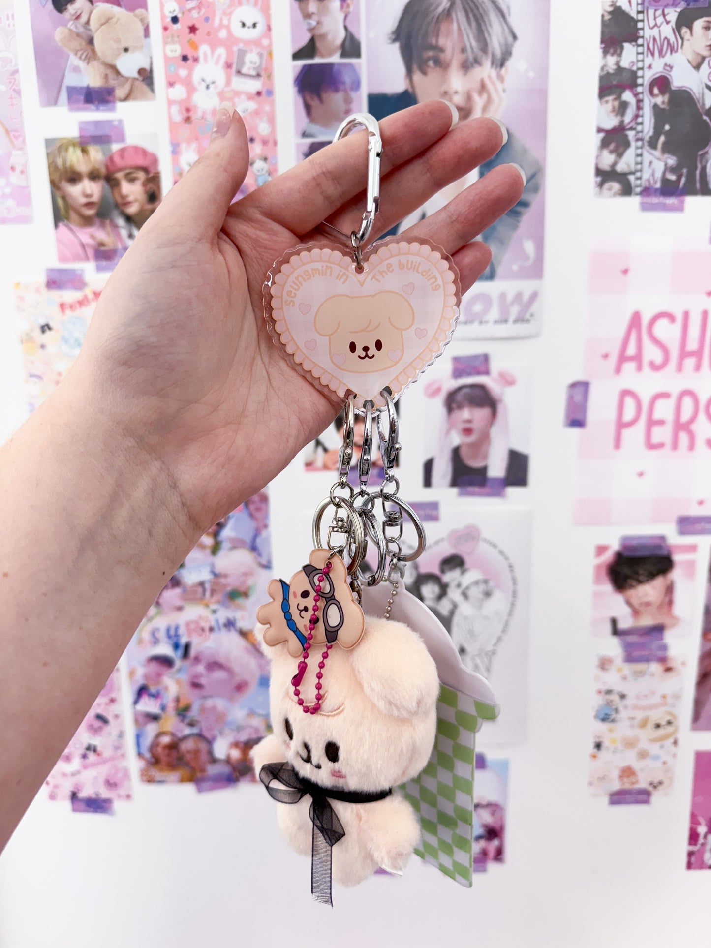 Skz Memes Acrylic Keychain Holders (KEYCHAIN ONLY NO PLUSHIES)