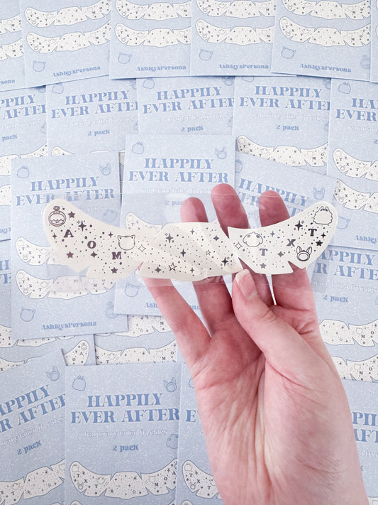 Happily Ever After Temporary Tattoo Freckles